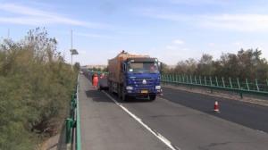 2015年創達微表處施工甘肅